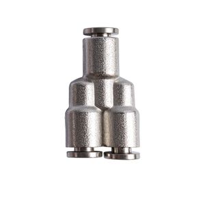 Metal Pu Fitting Y-joint 4mm